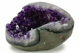 Sparkly Deep-Purple Amethyst Geode - Uruguay #378130-2
